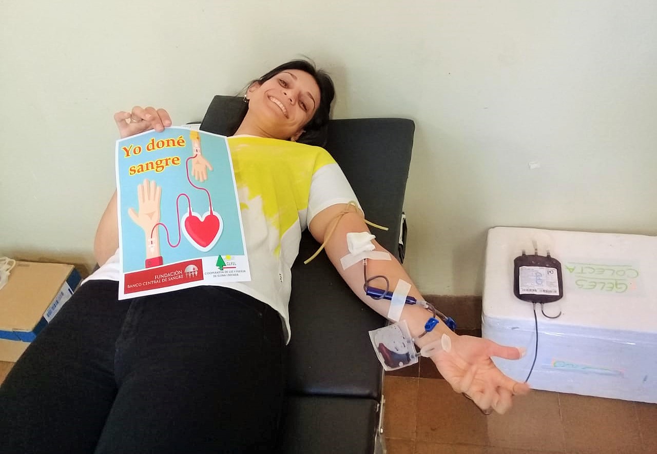 Campaña de donación de sangre en ELENA